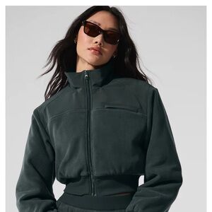 Cropped polar fleece ALO YOGA winter jacket
